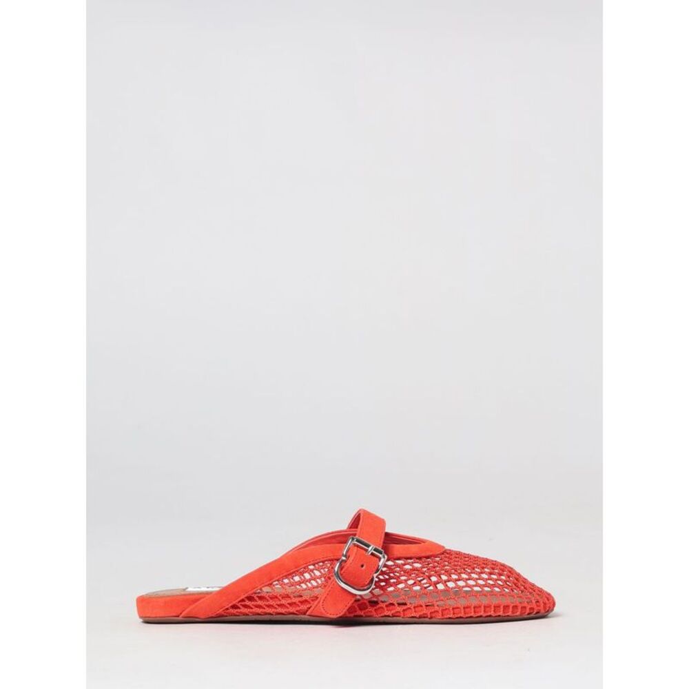 Alai�A Women Alaia Low-Heeled Mules In Mesh Nylon And Suede With Strap